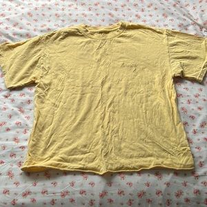 Yellow Boxy Tee